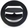 Diffuseur orientable / obturable Ø75mm noir