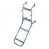 Echelle inox pliable 2+2 marches