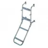 Echelle inox pliable 2+3 marches