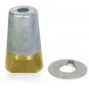 Ecrou anodique avec frein Ø35/40mm, 24x200mm