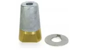Ecrou anodique avec frein Ø35/40mm, 24x200mm