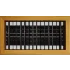 Grille soufflage teck 200x100