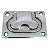 Lève-panneaux laiton chromé 77x55x5mm