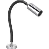 Liseuse LED orientable AUDREY 10-30V habillage cuir noir