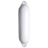 Pare-battage cylindrique blanc / 2 anneaux blancs Ø180 x L600mm