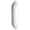 Pare-battage cylindrique blanc / 2 anneaux blancs Ø240 x L700mm