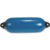Pare-battage cylindrique bleu / 2 anneaux noirs Ø120 x L450mm
