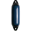 Pare-battage cylindrique bleu / 2 anneaux noirs Ø240 x L700mm