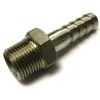 Raccord cannelé mâle inox 1/4'' 8mm