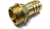 Raccord cannelé mâle laiton 3/4'' 20mm