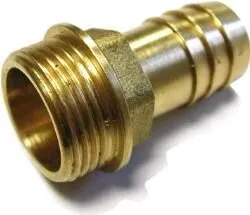 Raccord cannelé mâle laiton 3/4'' 25mm