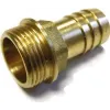 Raccord cannelé mâle laiton 3/8'' 15mm