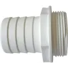 Raccord droit annelé pour tuyau 38mm