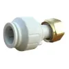 Raccord droit pour tube metal Ø15mm 1/2