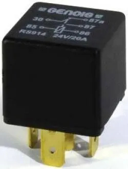 Relais 4 bornes12V 30A Diode
