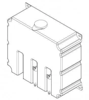 Réservoir lave-glace 8L + 3 pompes 12V