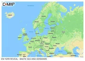Carte C-MAP® Reveal™ Mer Baltique