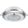Spot LED Ø 77mm SELENE INOX 10-30V blanc chaud - interrupteur