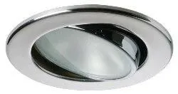 Spot LED Ø 85mm orientable NIKITA inox satiné 10-30V blanc chaud