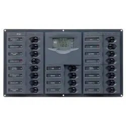 Tableau 20 disjoncteurs unipolaires 12V DC