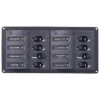 Tableau 8 disjoncteurs unipolaires horizontal 12V
