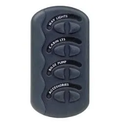 Tableau étanche 4 interrupteurs