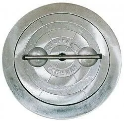 Trappe ronde 12'' en aluminium avec dormant acier (sans charnière)