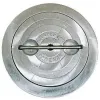 Trappe ronde 24'' en aluminium avec dormant aluminium (sans charnière)
