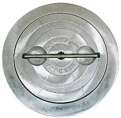 Trappe ronde 8'' en aluminium avec dormant aluminium (sans charnière)