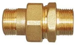 Union mâle/mâle laiton 1''