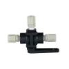 Vanne 3 voies en L 6x8mm