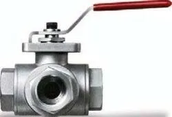 Vanne 3 voies Inox PN63 (L) Ø1''