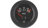 Voltmètre 8-16V Analogique aiguille rouge DIA. 52mm