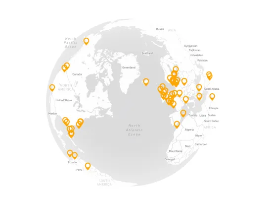 OXE MARINE dispose également d’un réseau international solide pour accompagner les utilisateurs