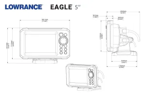 Combiné GPS/sondeur Lowrance® Eagle 5
