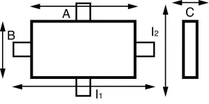 Anode à souder zinc US MIL L500mm