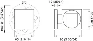 Applique orientable LED QB Spin 10/30V