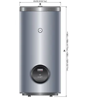 Chauffe-eau cylindrique BK2 160L 220V/2000W