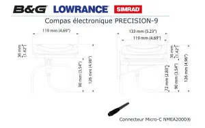 Compas électronique 9 axes Precision-9