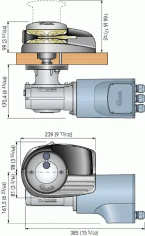 Guindeau Aleph 24V 1500W 10mm