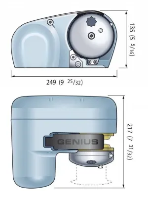 Guindeau Genius GP2 12V 500W + POUPEE 6mm