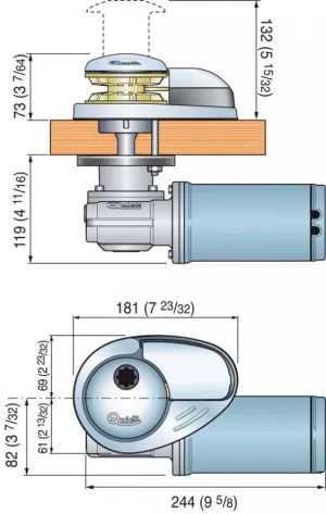 Guindeau Prince  DP1 12V 500W avec poupée.