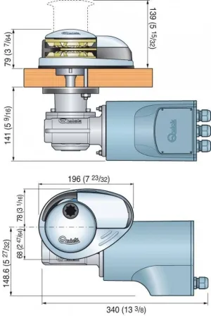 Guindeau Prince DP2 12V 1000W sans poupée 8mm