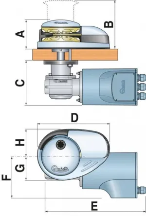 Guindeau Prince DP3 12V 1000W sans poupée 10mm