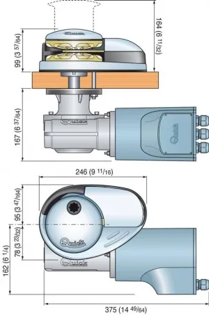 Guindeau Prince DP3 24V 1500W 8mm
