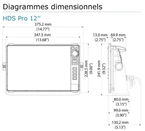 Combiné tactile multifonctions HDS® PRO 12
