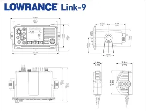 Radio VHF Classe D avec récepteur AIS Lowrance® LINK-9