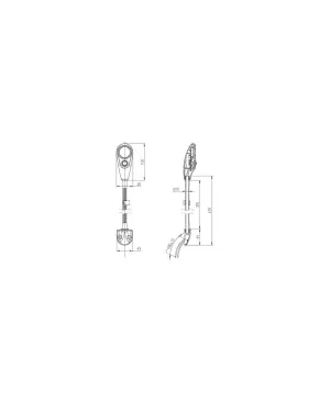 Liseuse 12/24V Bras 375mm