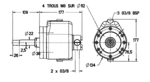 Pompe hydraulique 70 CT-CAR