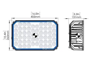 PROJECTEUR LED SLX D  500W, 24V, FAISCEAU 3,5°+6°
